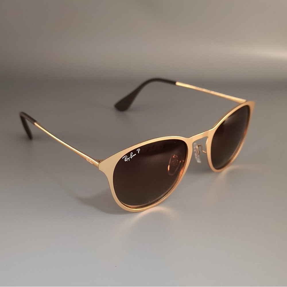 Ray-Ban Women's Beige Frame Brown Lens Sunglasses - Picture 4 of 16